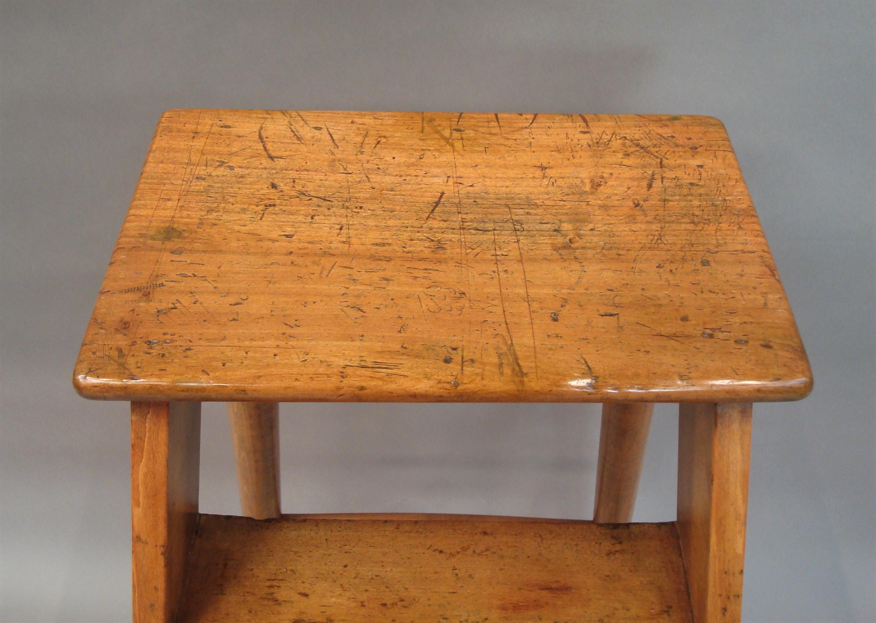 19th Century English Fruitwood Library Steps For Sale 10