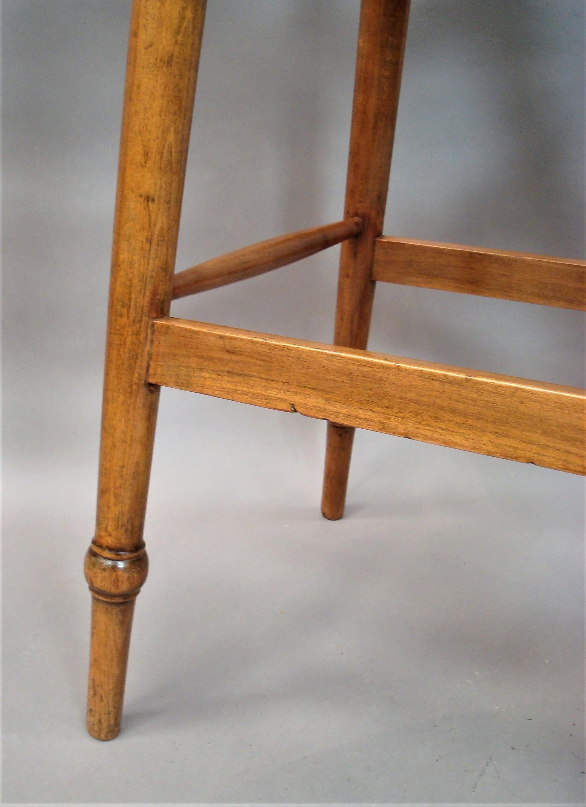 19th Century English Fruitwood Library Steps For Sale 12