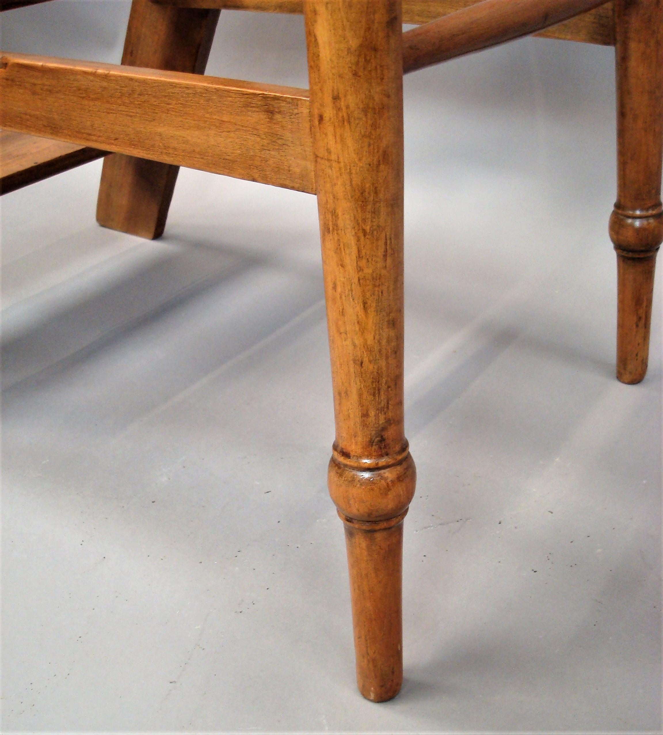 19th Century English Fruitwood Library Steps For Sale 14
