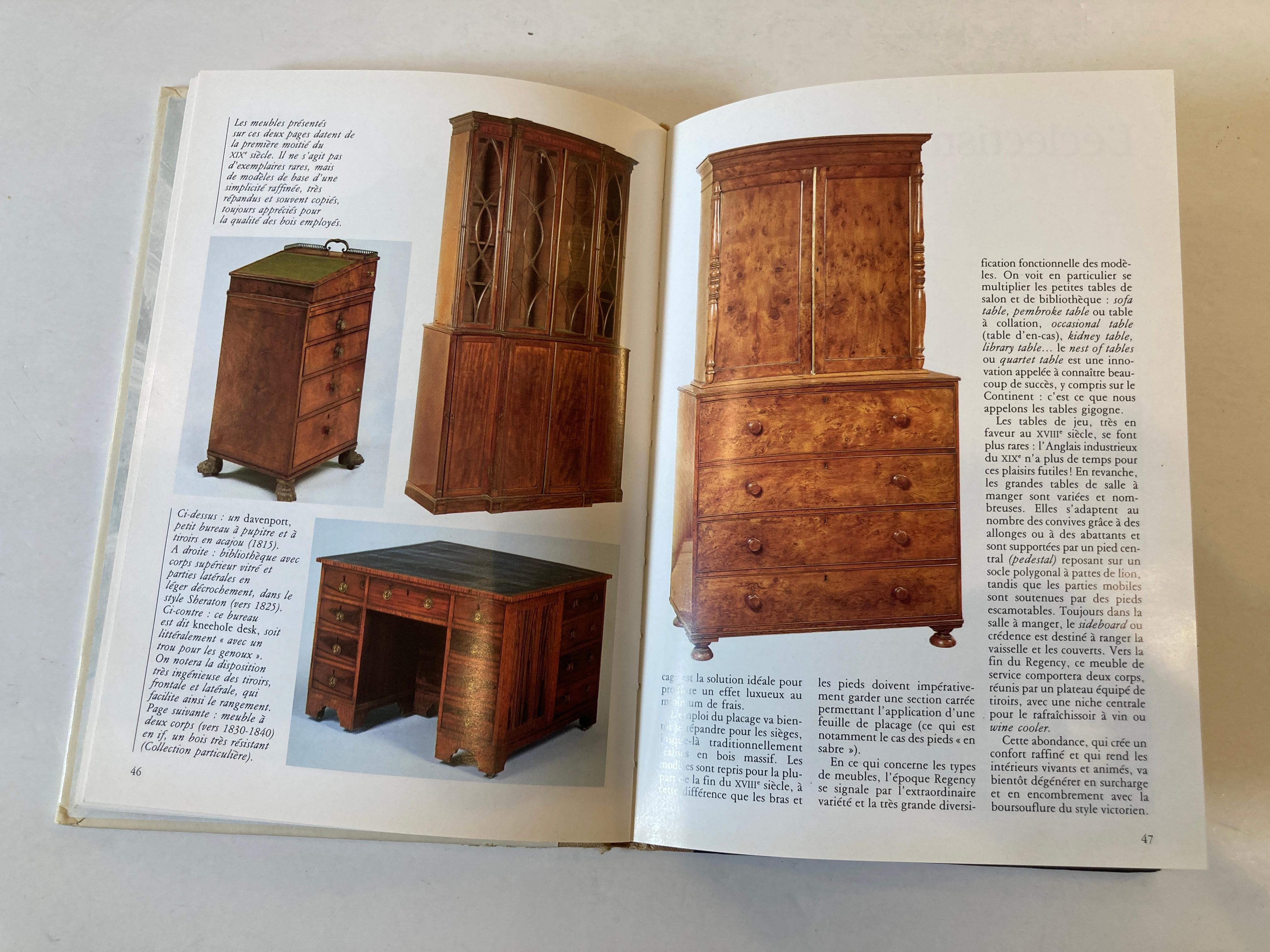 19th Century English Furniture by Alessandra Ponte Larousse Book For Sale 3