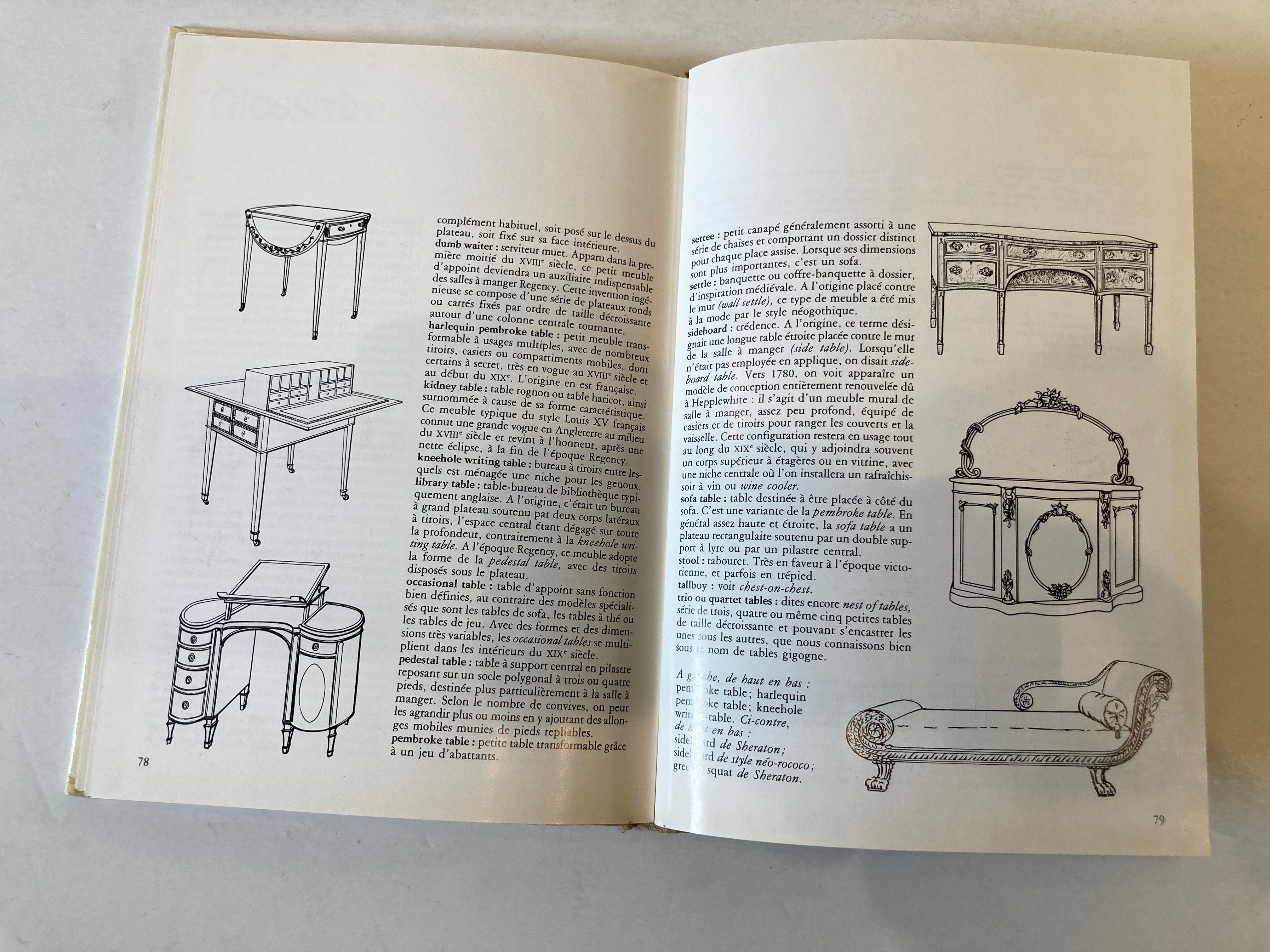 19th Century English Furniture by Alessandra Ponte Larousse Book For Sale 6