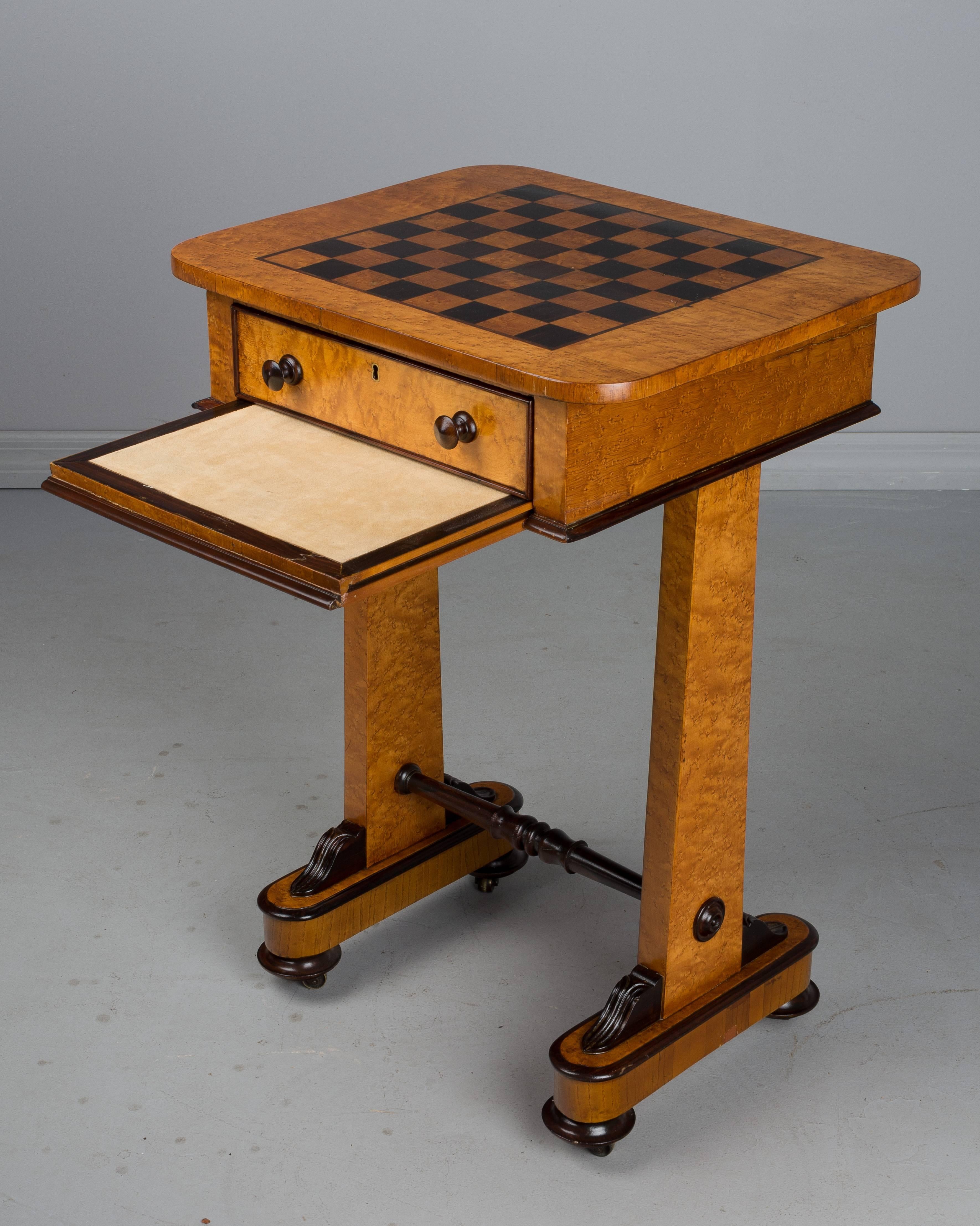 19th Century English Game Table In Good Condition In Winter Park, FL