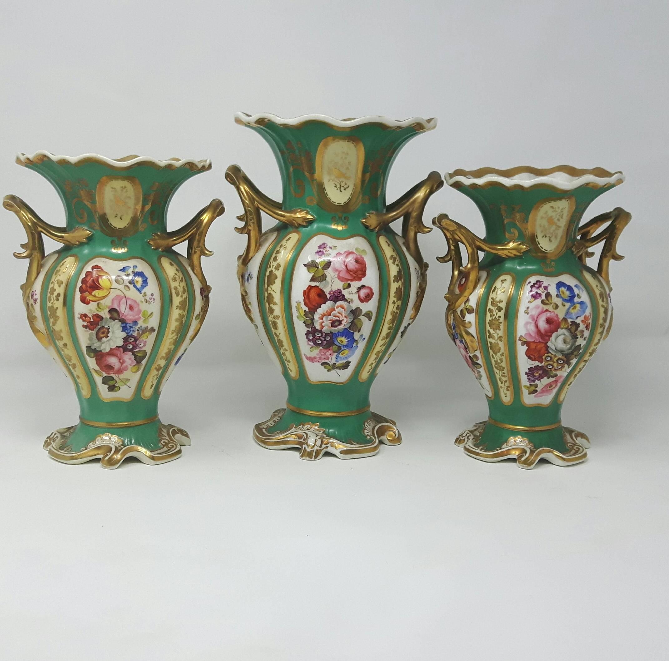 19th Century English Garniture In Good Condition For Sale In London, GB