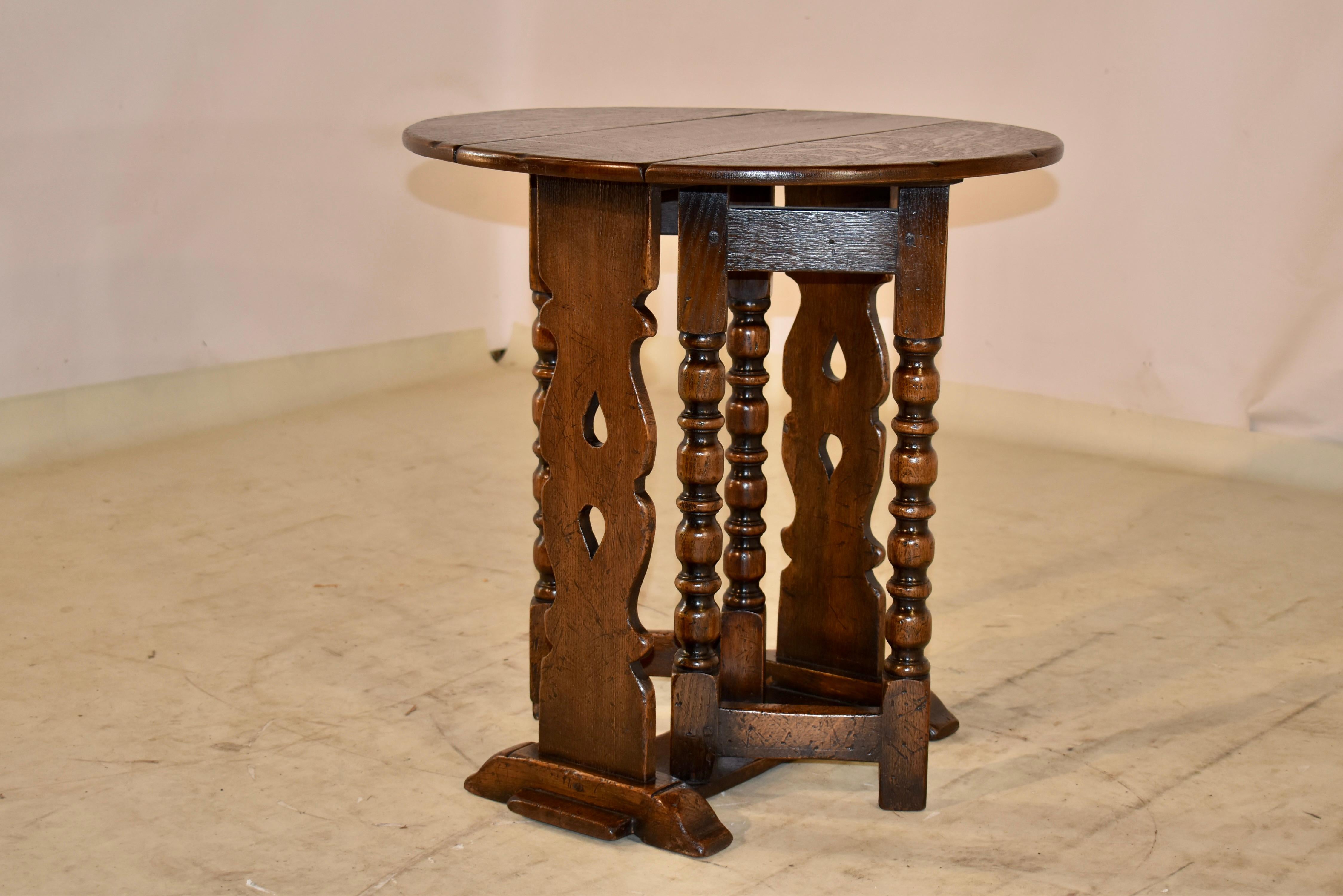 19th Century English Gate Leg Table 3