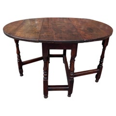 19th Century English Gate Leg Table