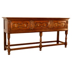 19th Century English Geometric Sideboard