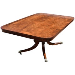 Antique 19th Century English George III Mahogany Breakfast Table