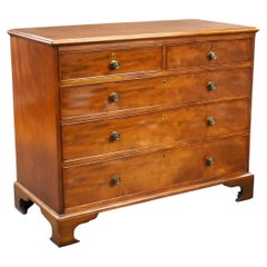 Antique 19th Century English George III Mahogany Chest of Drawers
