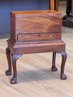 19th Century English George III Mahogany Diminutive Side Table