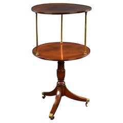 19th Century English George III Mahogany Dumbwaiter