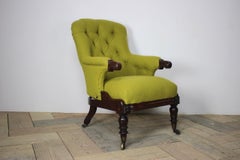 19th Century English George IV Reclining Armchair with Provenance