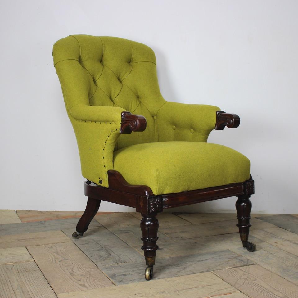 19th Century English George IV Reclining Armchair with Provenance For Sale 2