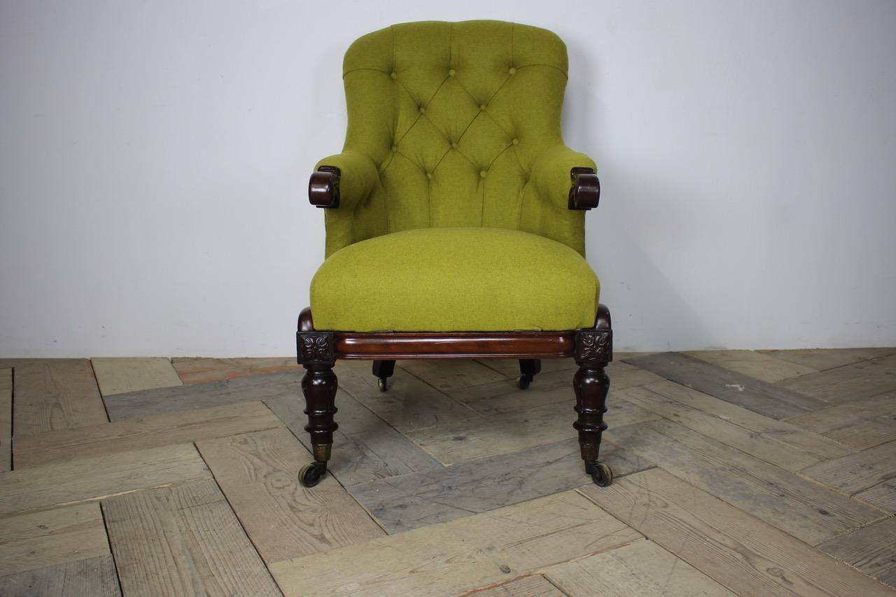 19th Century English George IV Reclining Armchair with Provenance For Sale 4