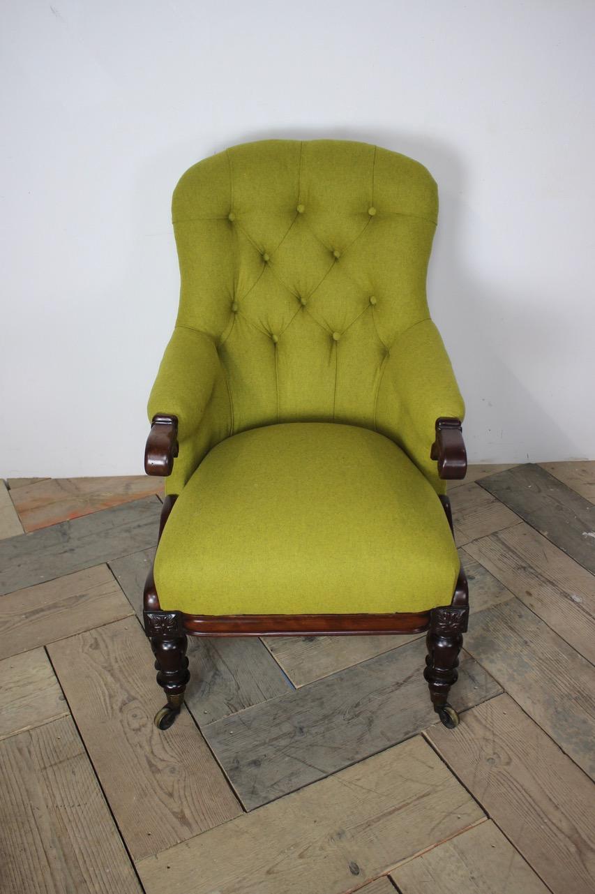 19th Century English George IV Reclining Armchair with Provenance For Sale 5