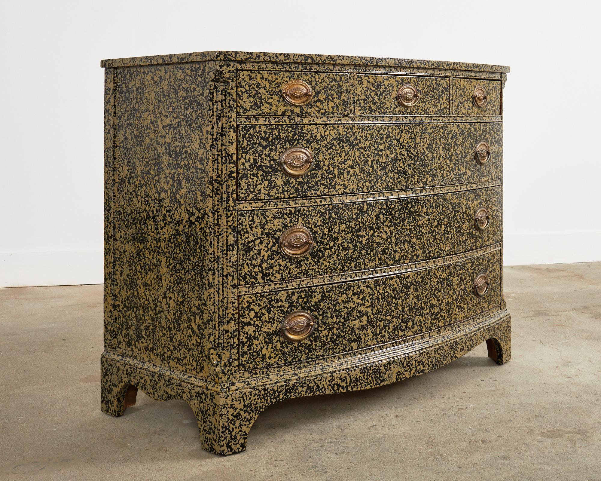 19th Century English Georgian Commode Speckled by Ira Yeager 9