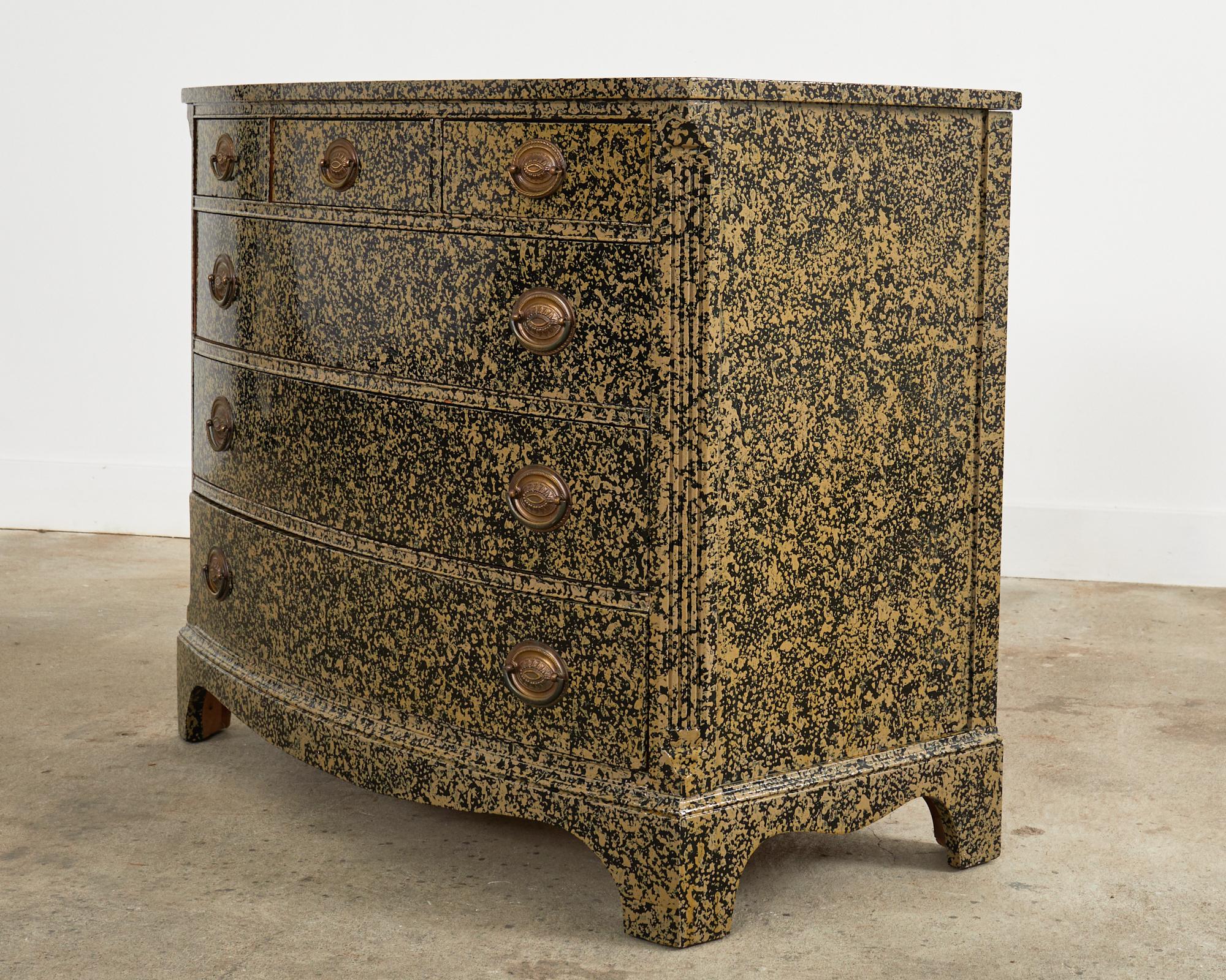 19th Century English Georgian Commode Speckled by Ira Yeager 13