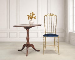 19th Century English Georgian Painted Tilt-Top Tripod Table