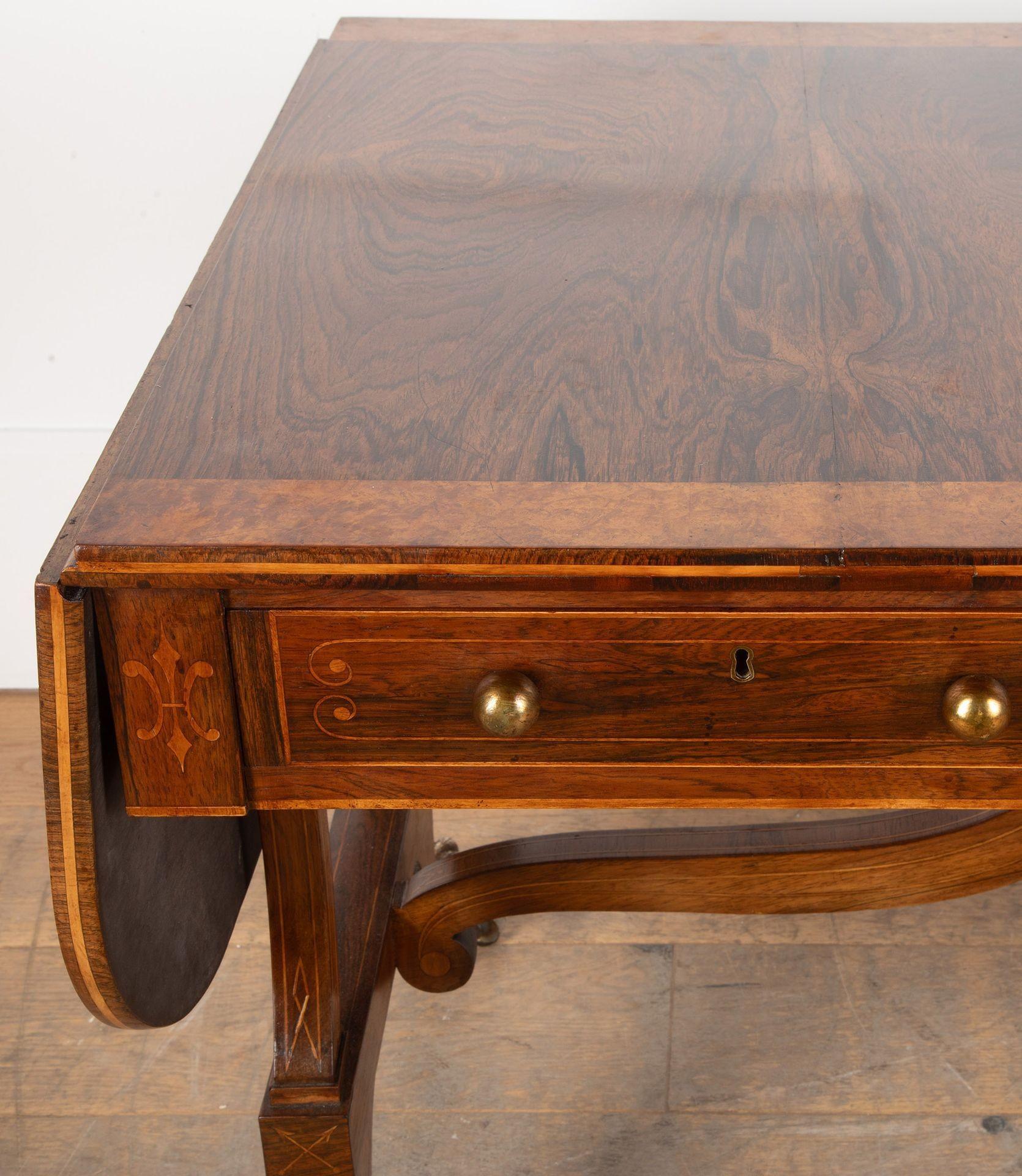 19th Century English Georgian Sofa Table For Sale 9