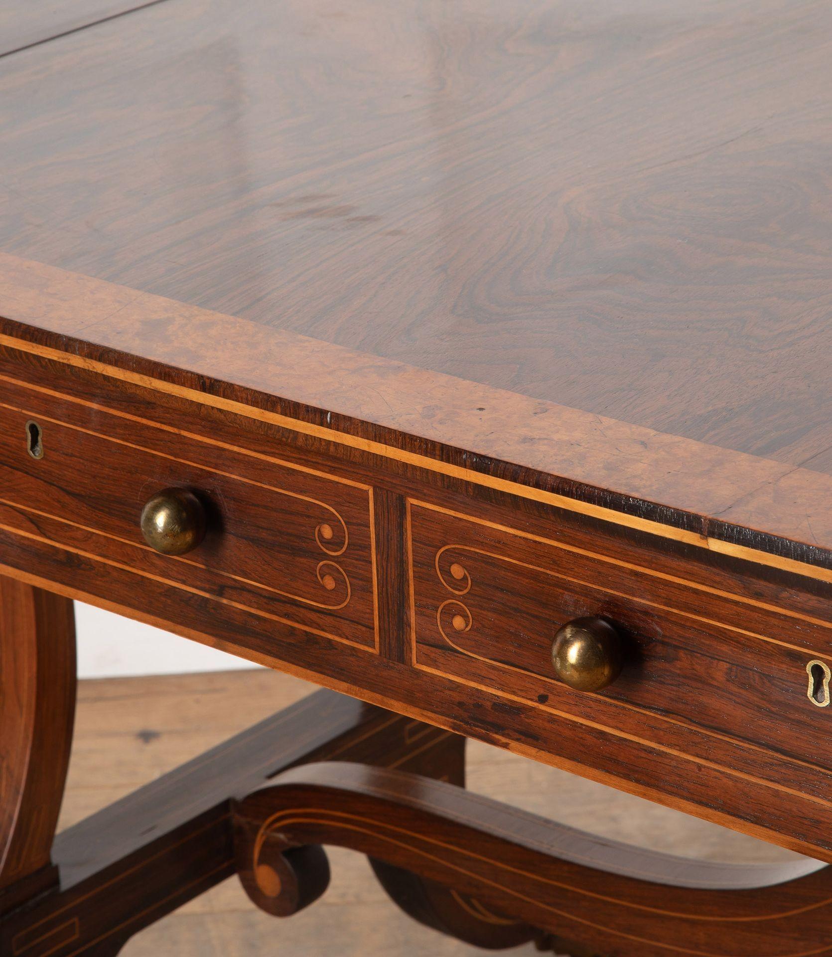 19th Century English Georgian Sofa Table For Sale 2