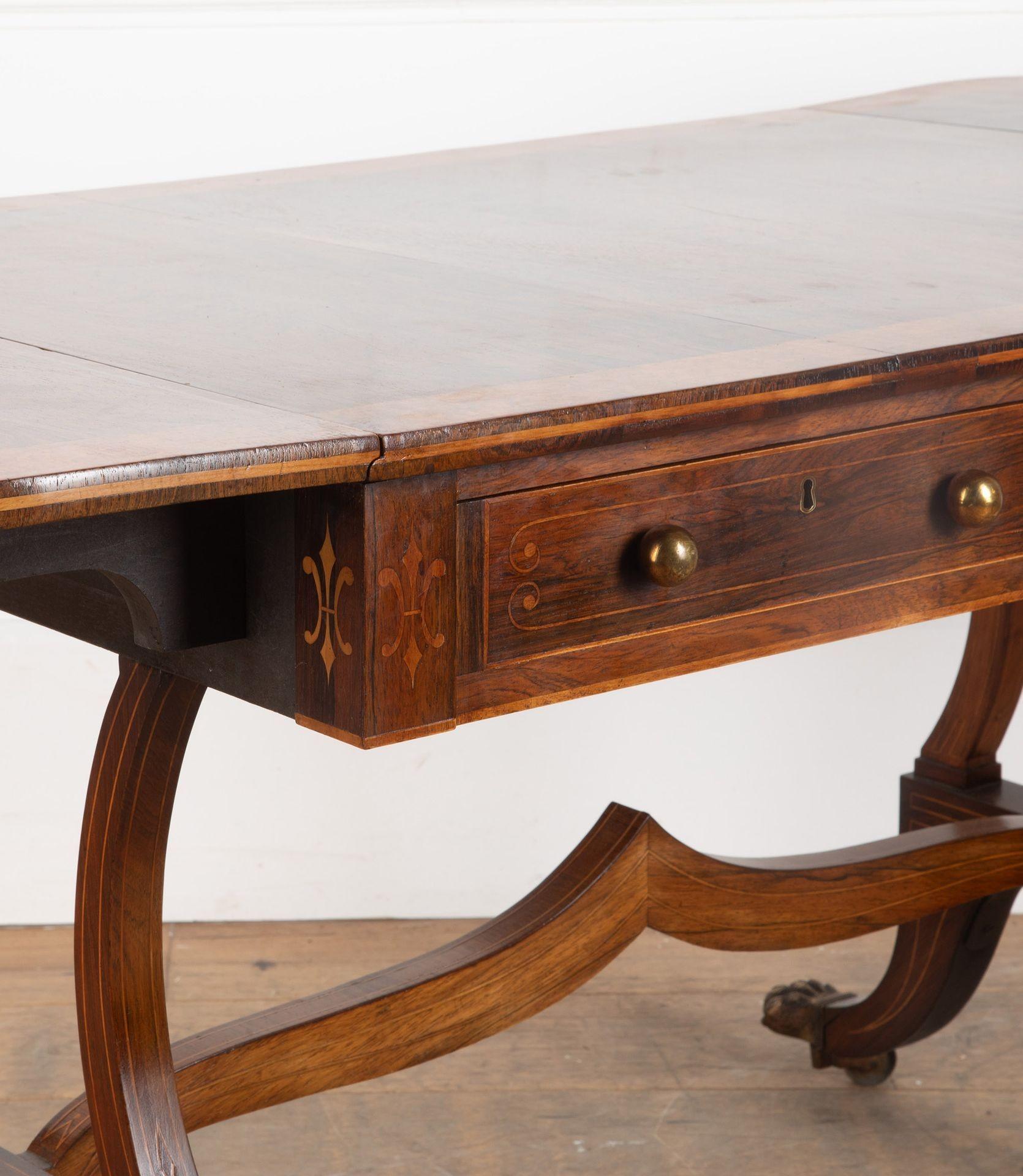 19th Century English Georgian Sofa Table For Sale 4