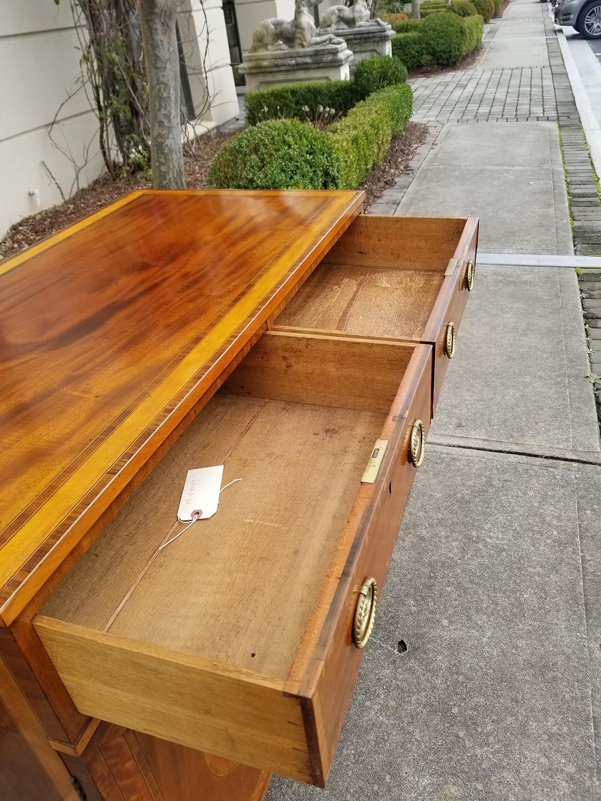 19th Century English Georgian Style Inlaid Cabinet 5