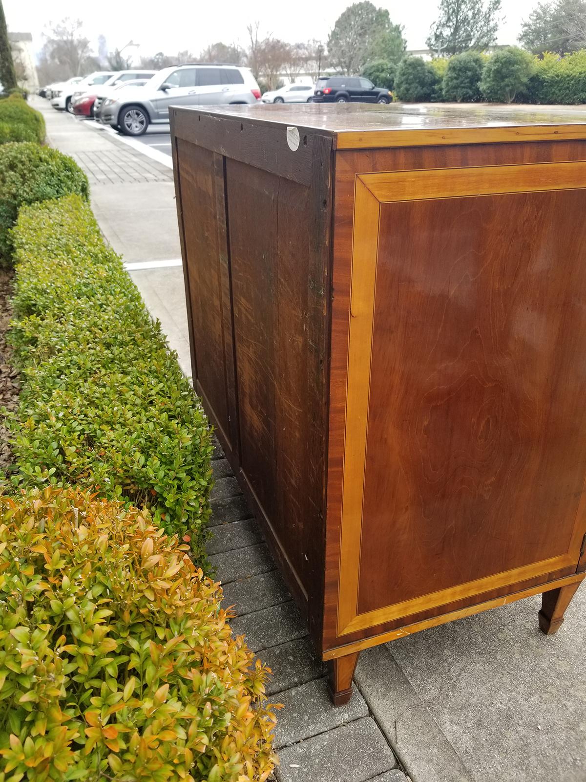 19th Century English Georgian Style Inlaid Cabinet 2