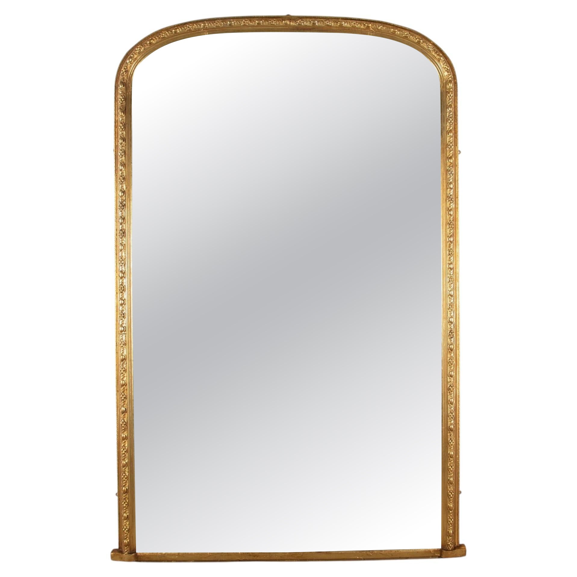 Miroir doré anglais du 19e siècle en vente