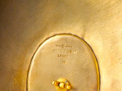 19th Century English Gilt Washed Silverplate Meat Dome by William Hutton & Sons