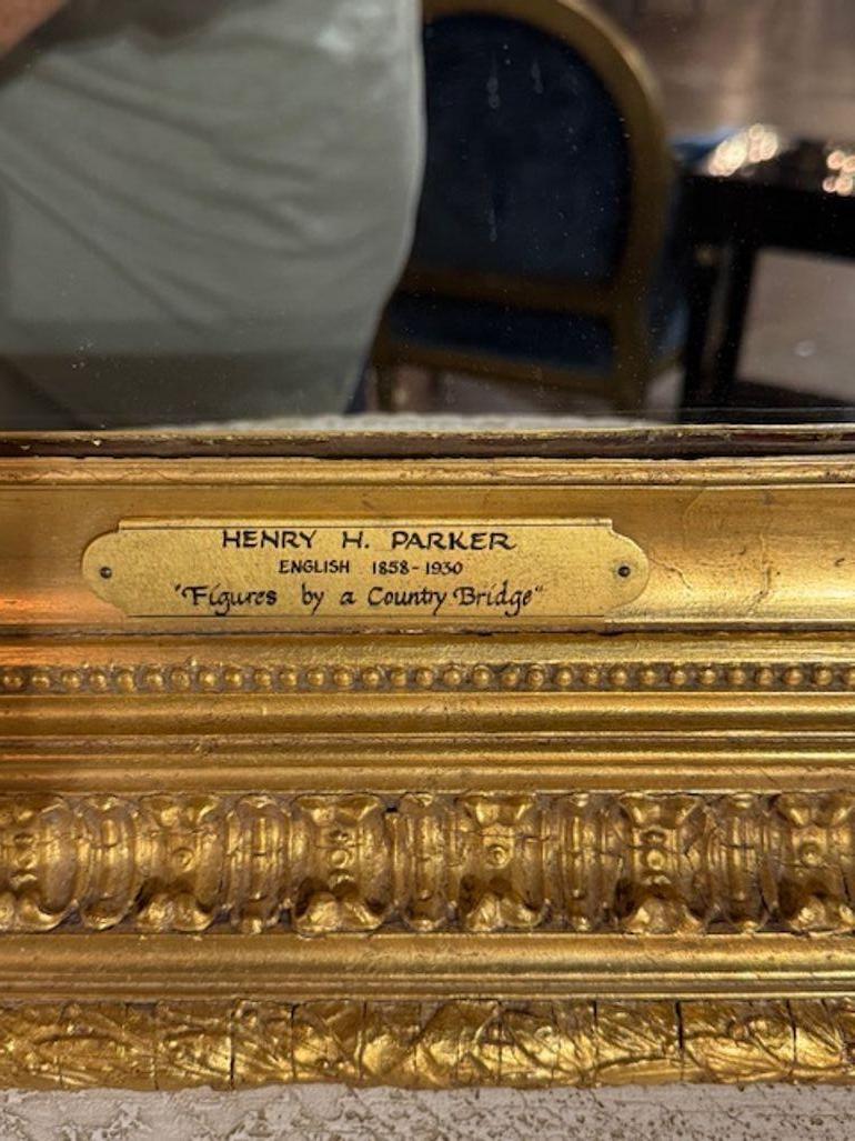 Miroir en bois doré anglais du 19e siècle Bon état - En vente à Dallas, TX