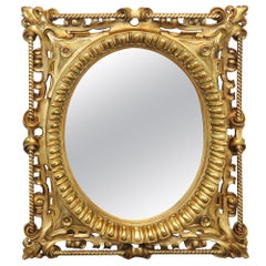 19th Century English Giltwood Wall Mirror