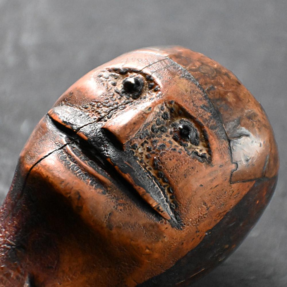 Late 19th Century 19th Century English Glass Eyes Puppet head 