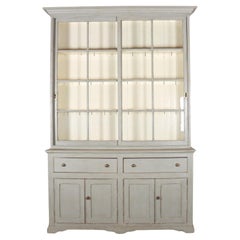 19th Century English Glazed Dresser