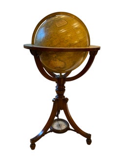 19th Century English Globe by Renowned Cartographers John Newton and Son