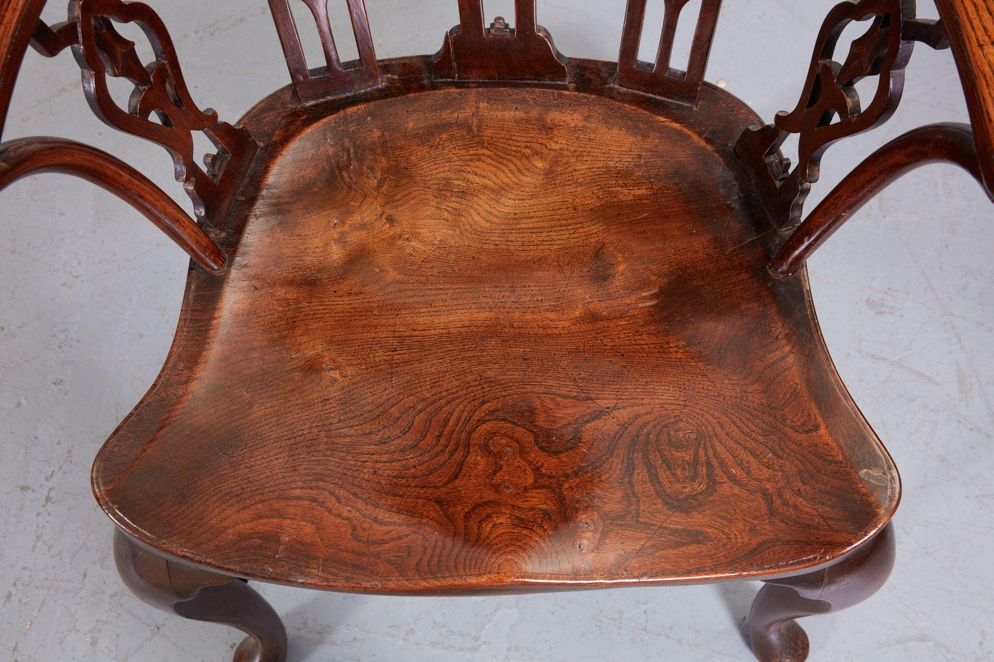 19th Century English Gothic Windsor Chair 8