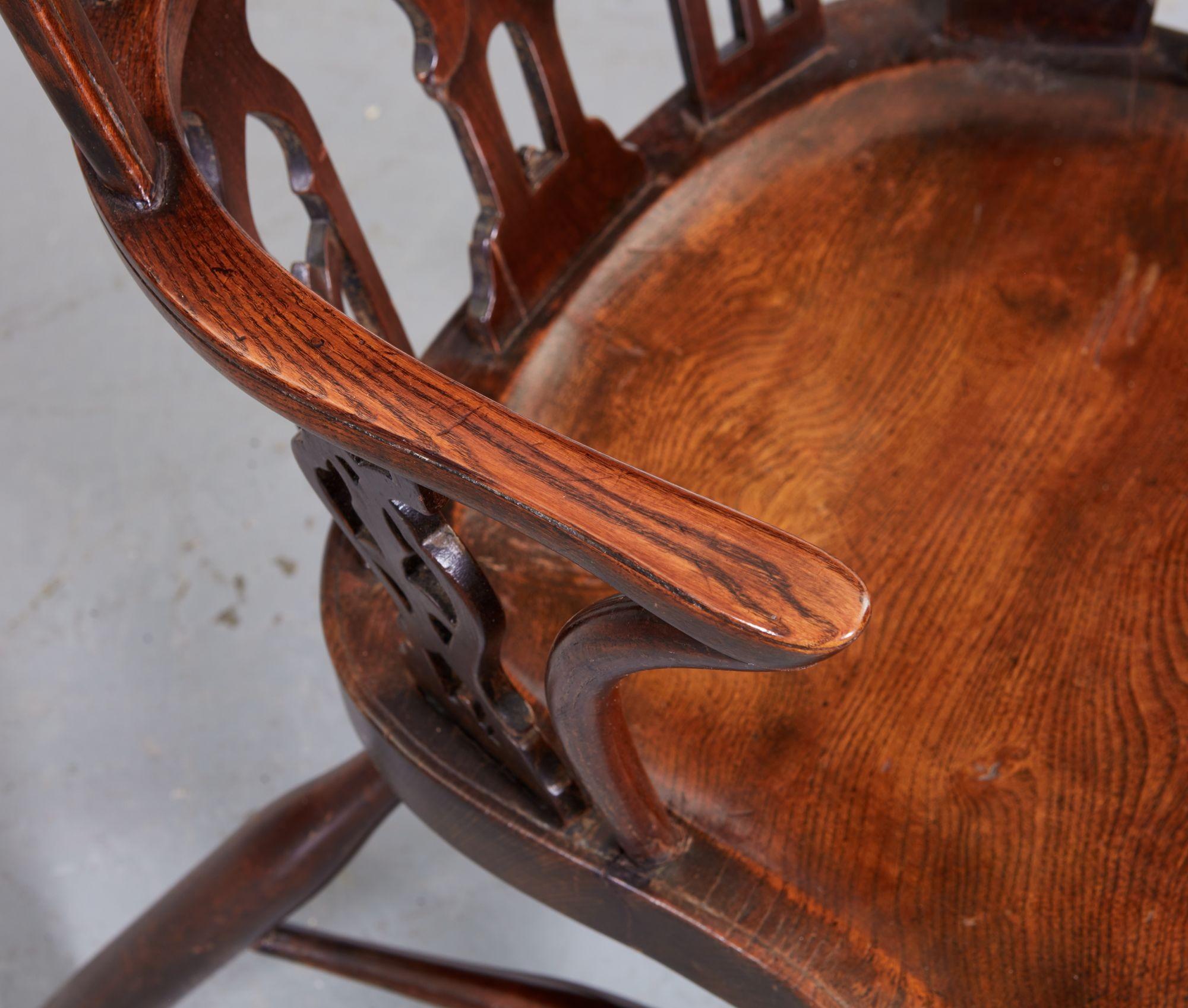 19th Century English Gothic Windsor Chair 9