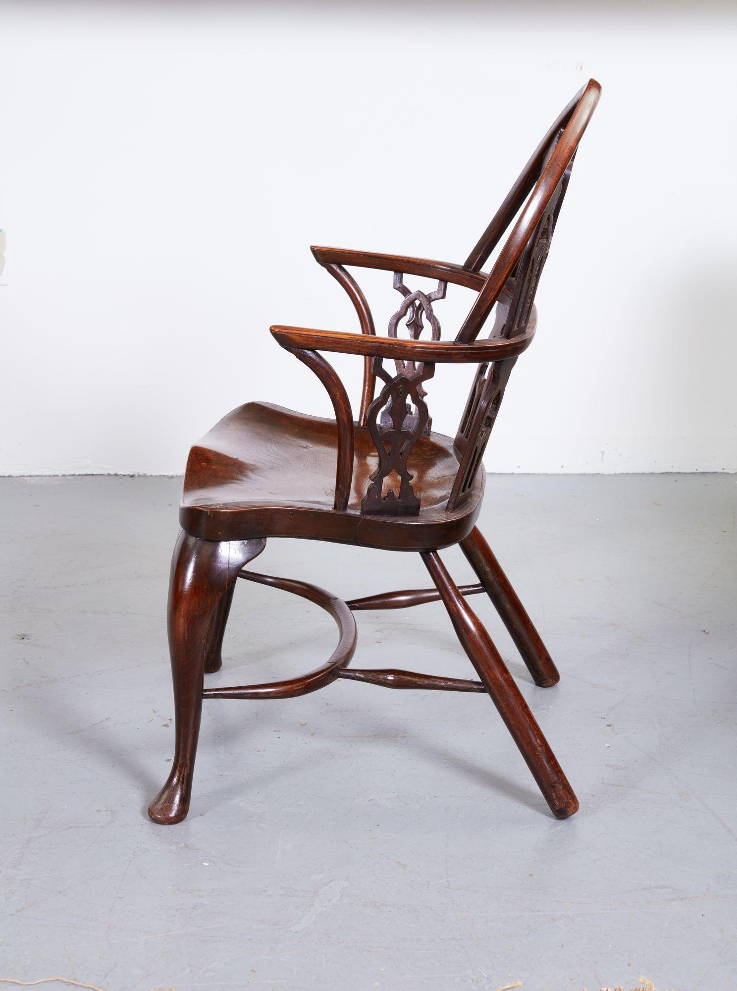 Late 19th Century 19th Century English Gothic Windsor Chair