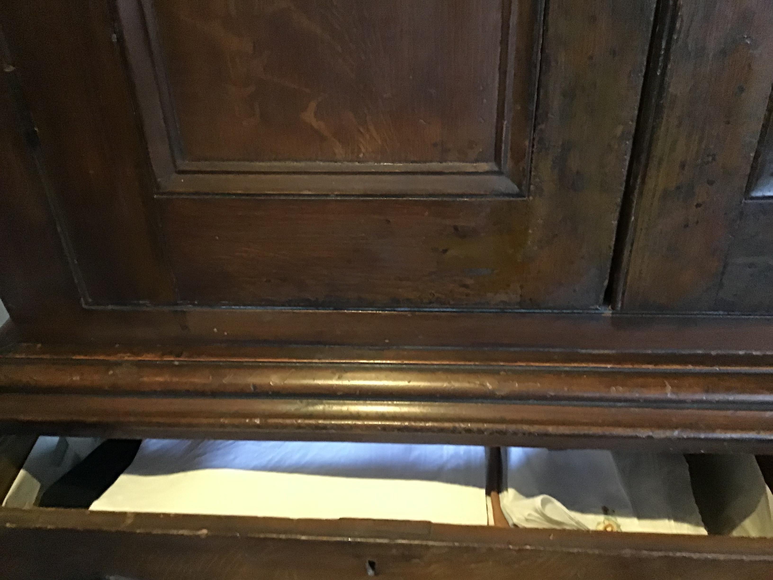 19th Century English Grained Housekeepers Cupboard 3