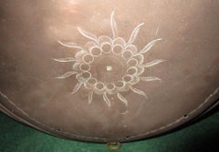 19th Century English Hammered Copper Bed Warmer