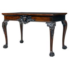 19th century English hand carved serving table