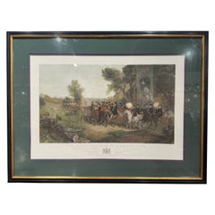 19th Century English Hand-Colored Engraving "Royal Cottage in Windsor Park