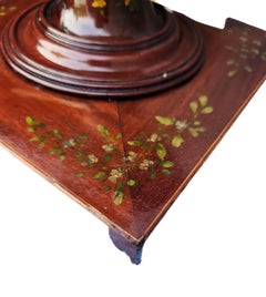 19th Century English Hand-Painted Knife Box