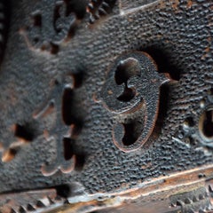 19th Century English Handcarved Soldiers Ditty Box