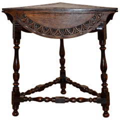 19th Century English Handkerchief Table