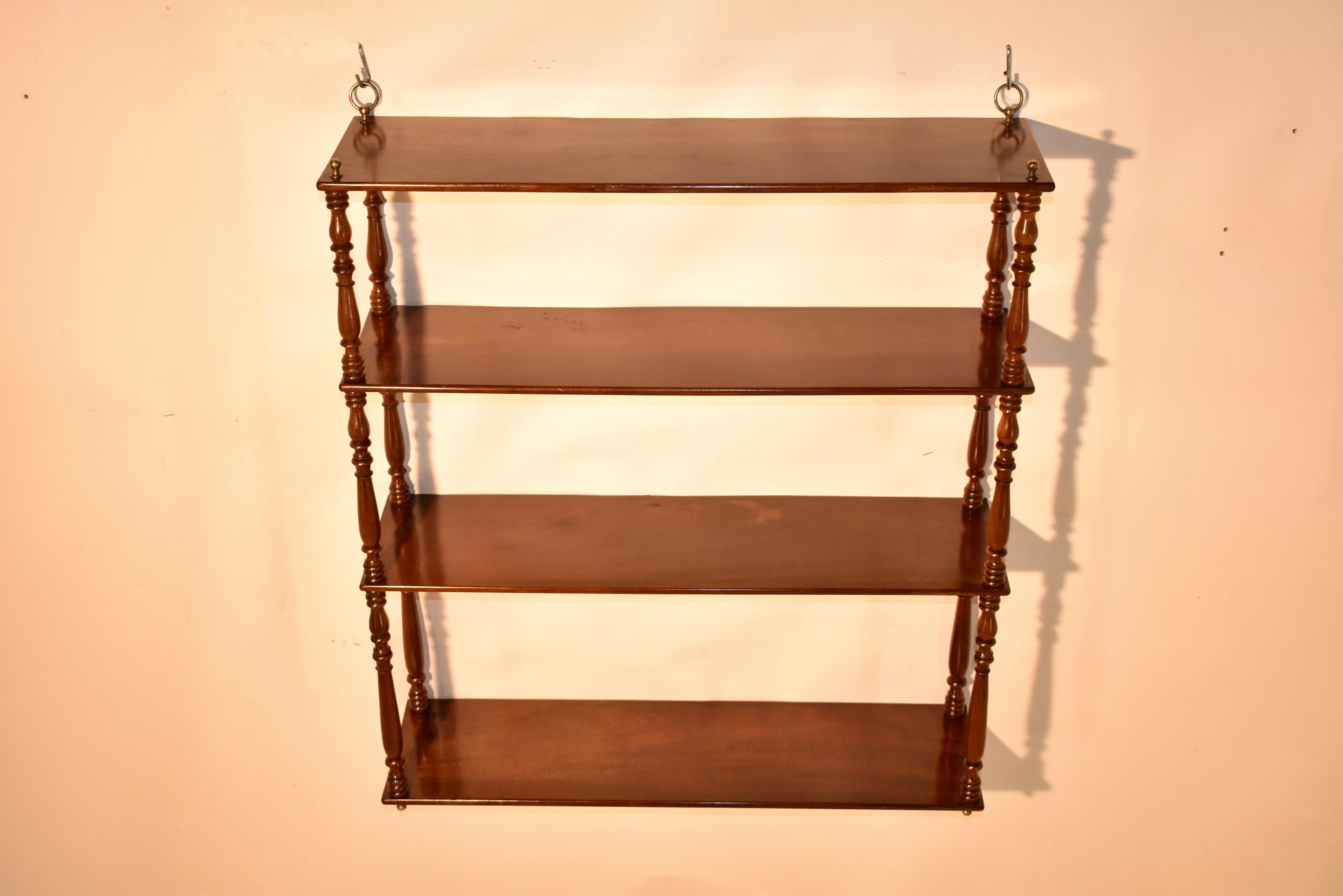 19th Century English Hanging Shelf In Good Condition In High Point, NC