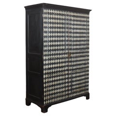 19th Century English Harlequin Wardrobe