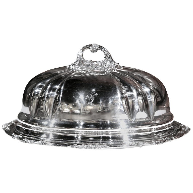 19th Century English Henry Wilkinson TwoPiece Silver Plated Platter