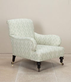 19th Century English Howard & Sons Style Armchair