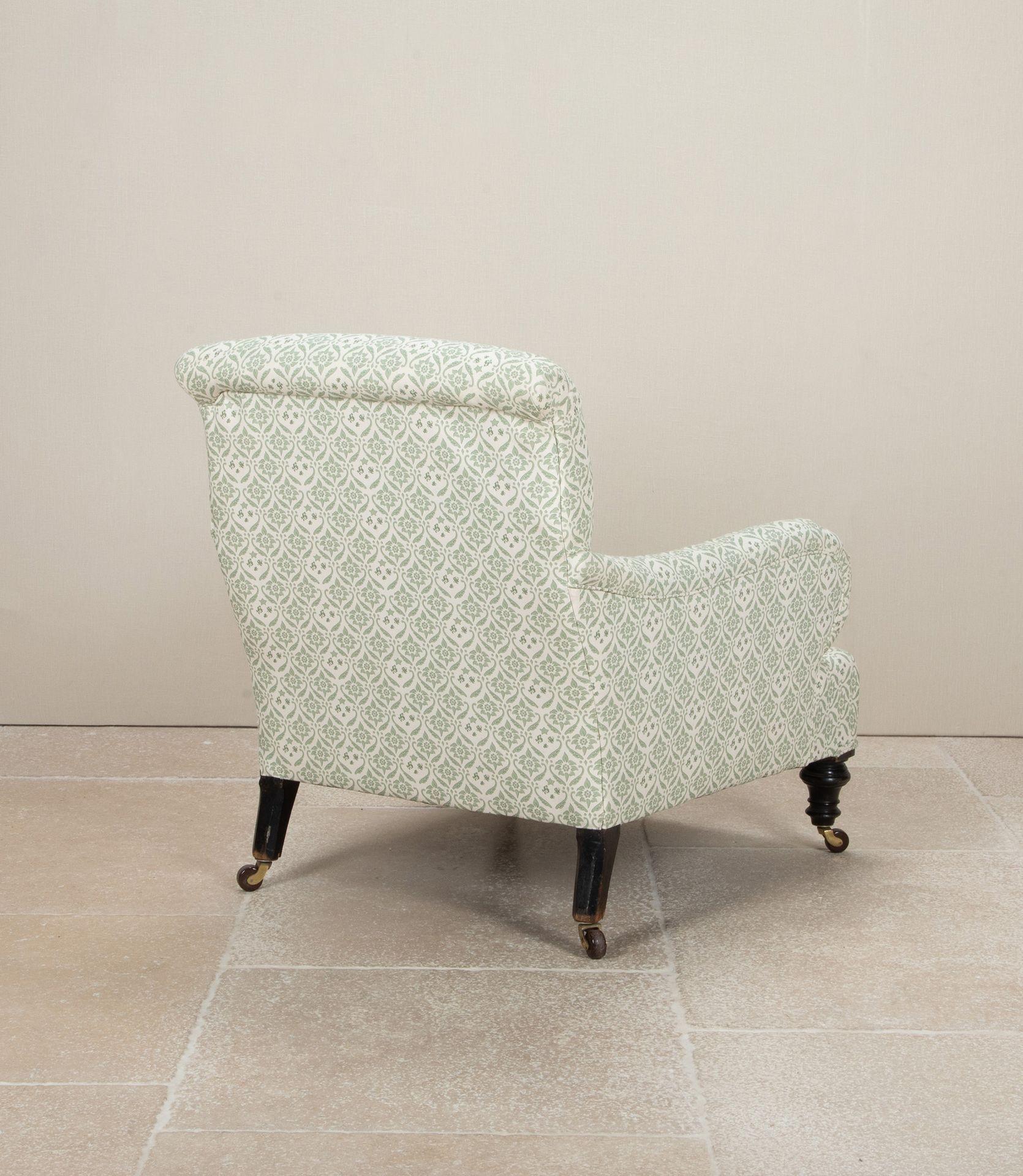 Sillón inglés del siglo XIX estilo Howard and Sons Inglés en venta