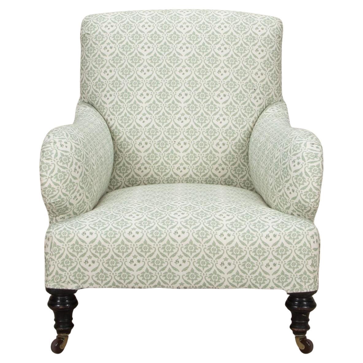 Sillón inglés del siglo XIX estilo Howard and Sons