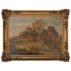19th Century English Hunt Painting by Wolstenholme
